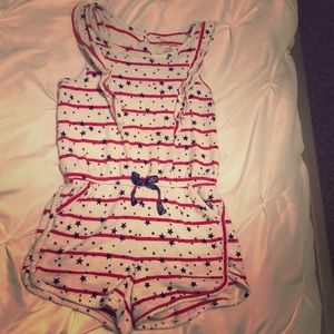 Patriotic Girls Romper